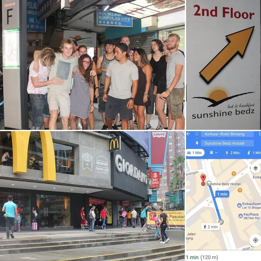 קואלה לומפור Sunshine Bedz Hostel